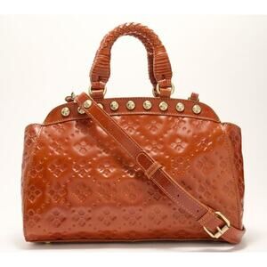 Patricia Nash Womens Purse Discovery Leather Embossed Minor Tan